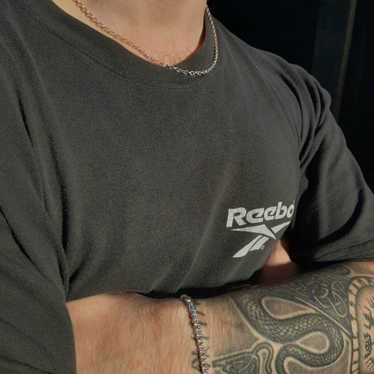 Silver belcher chain and curb bracelet
