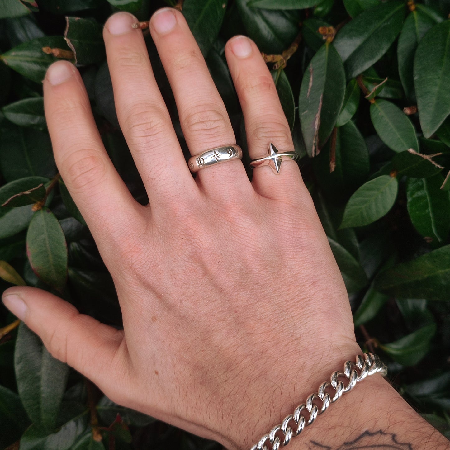 North Star Ring Sterling Silver