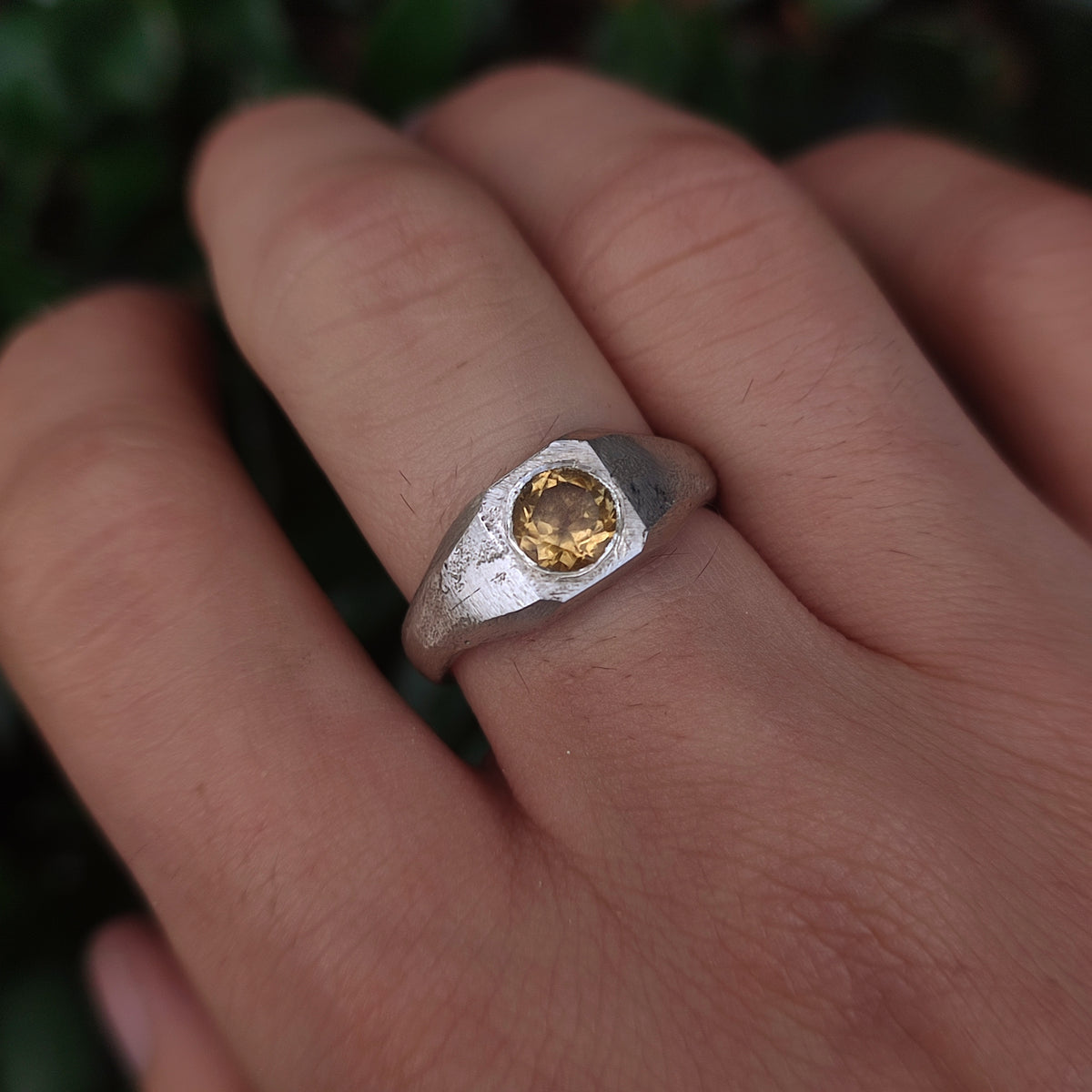 Citrine Raw Signet