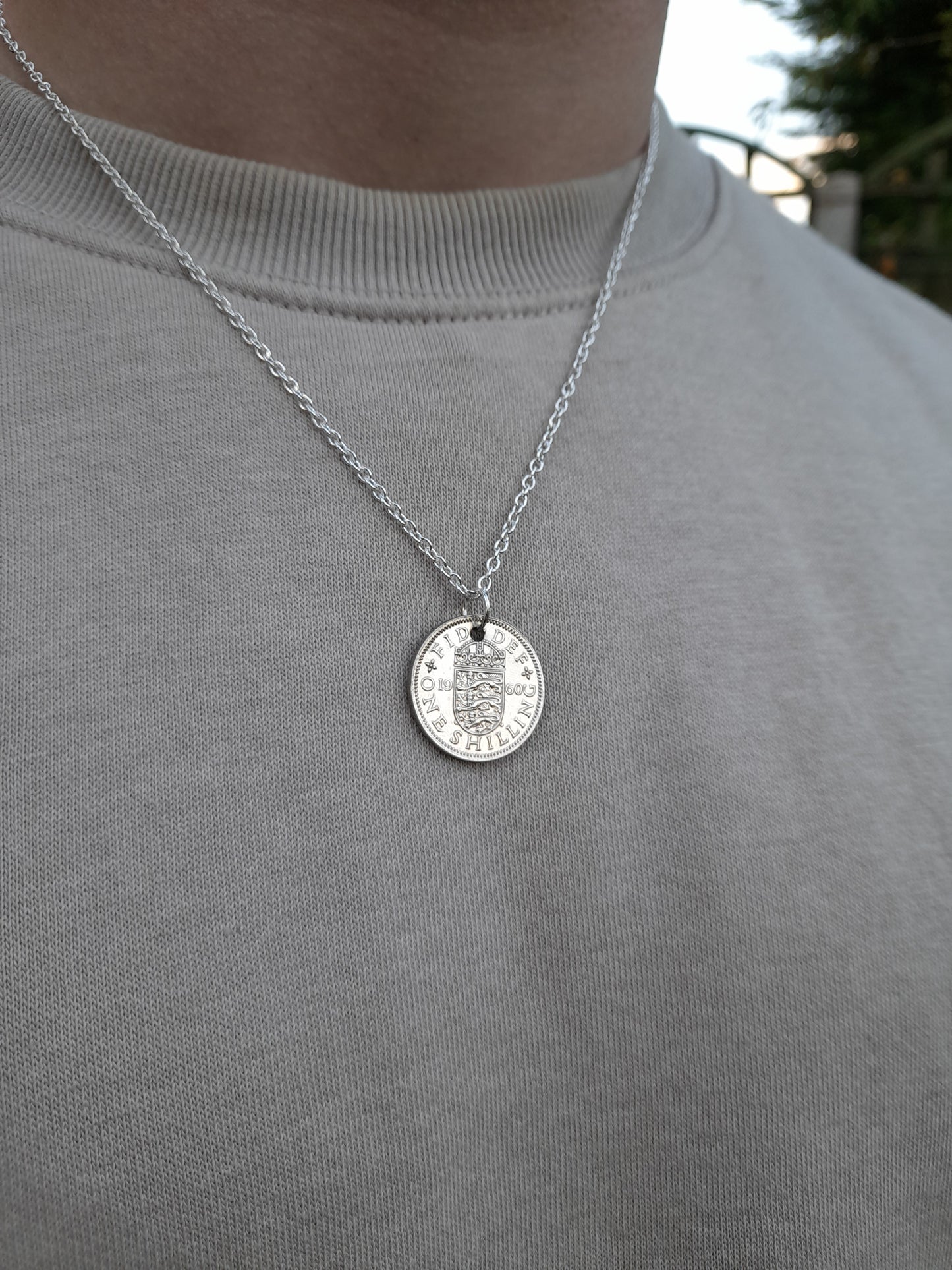 One Shilling Pendant - silverhollowjewellery