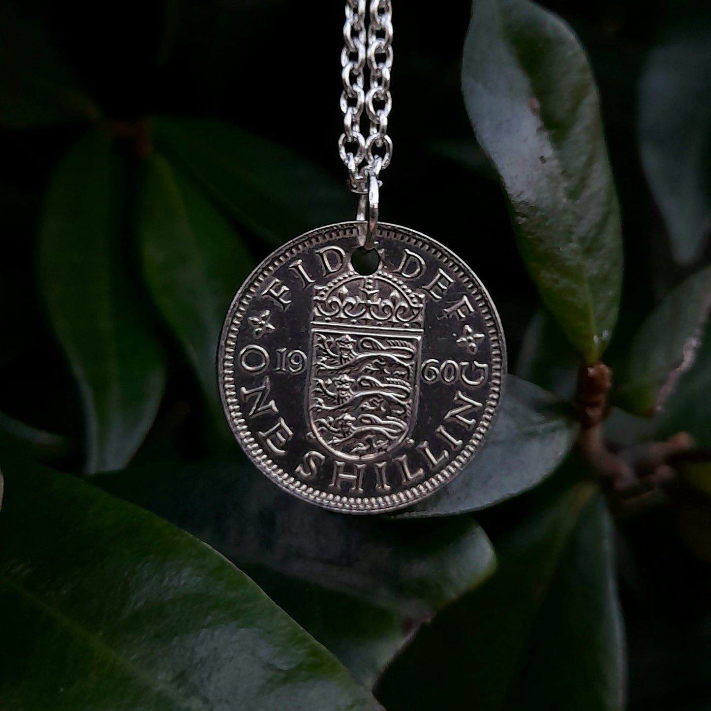 One Shilling Pendant - silverhollowjewellery