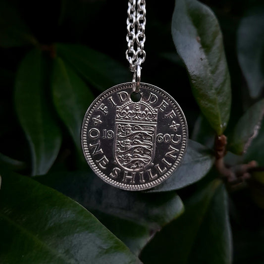 One Shilling Pendant - silverhollowjewellery