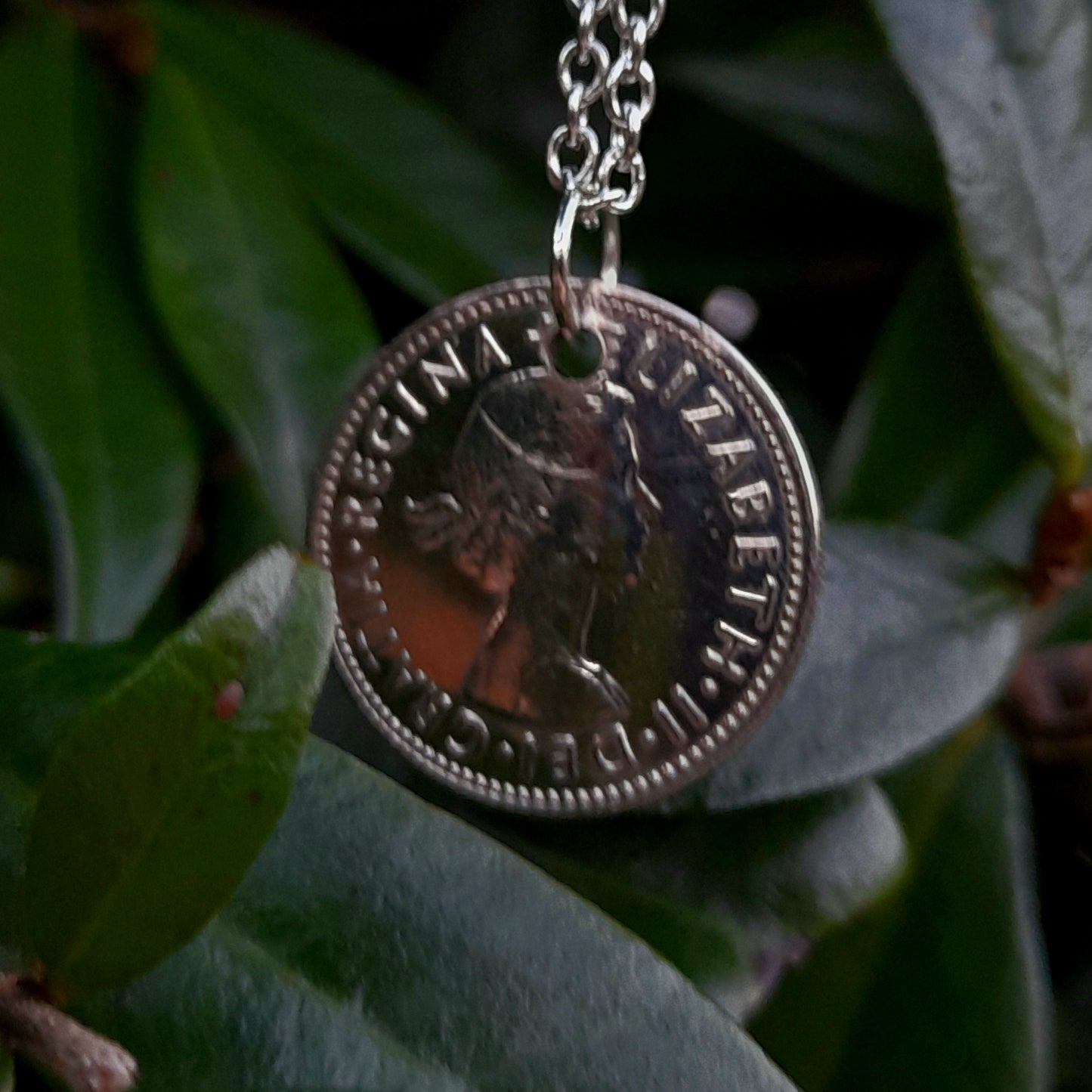 One Shilling Pendant - silverhollowjewellery