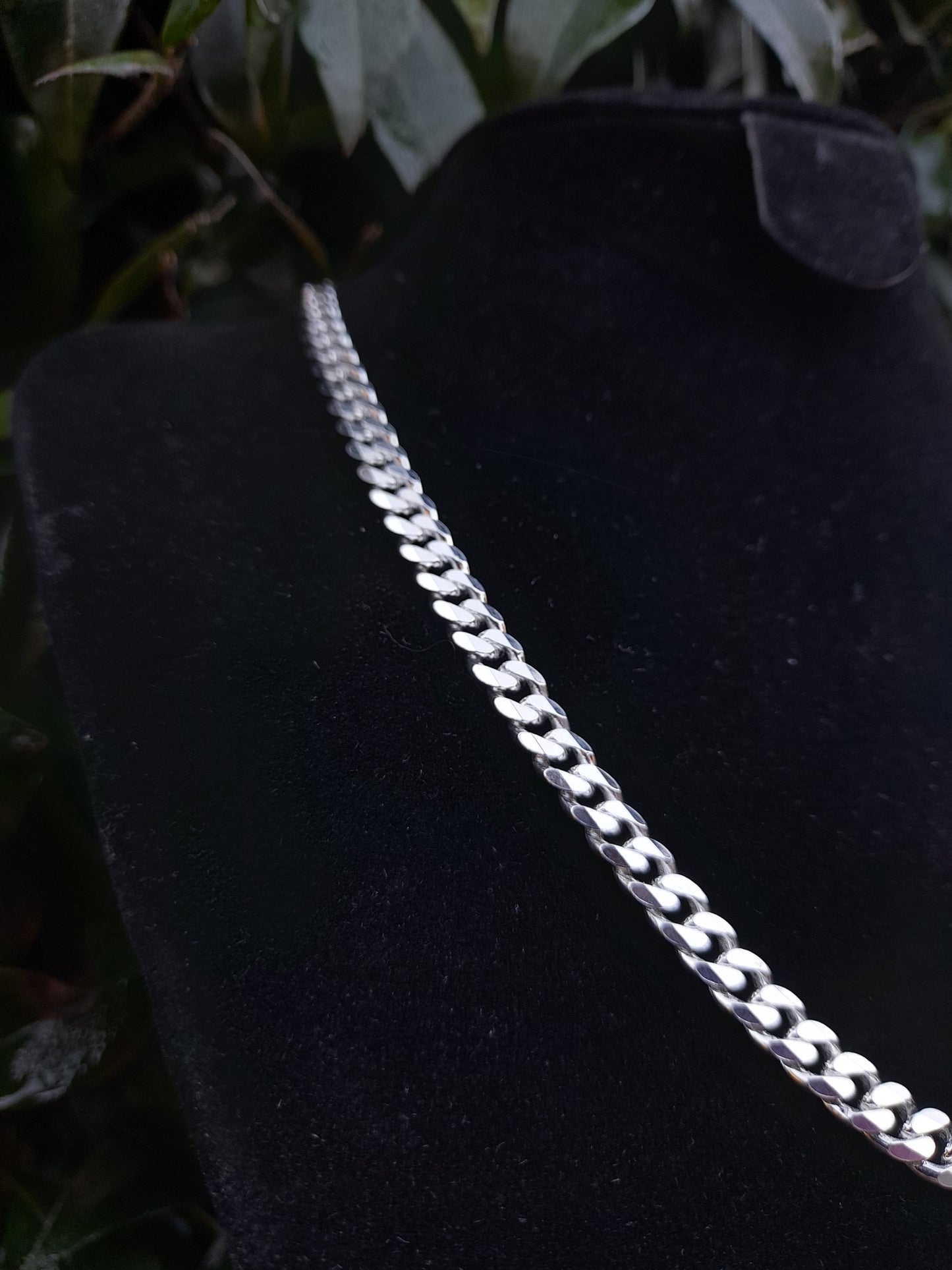 Heavy Silver Curb Link Chain - silverhollowjewellery
