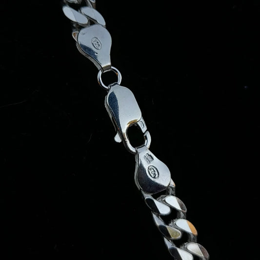 Heavy Silver Curb Link Chain - silverhollowjewellery