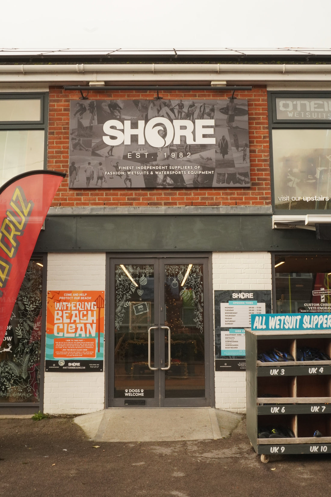 Shore Watersports East Wittering stocking Silver Hollow Jewellery 