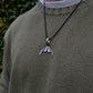 Whale Tail Necklace - silverhollowjewellery