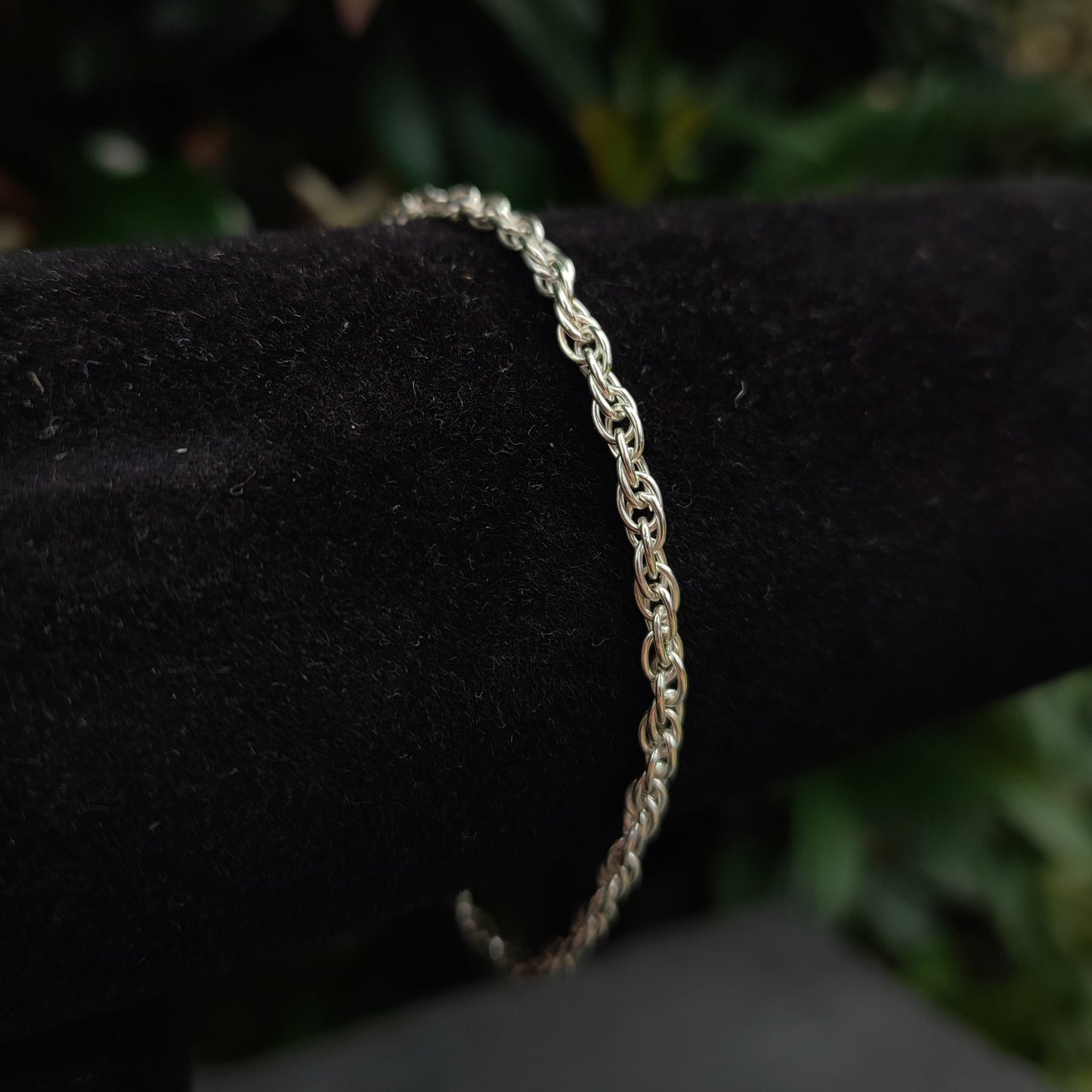 Rope Chain Bracelet Sterling Silver