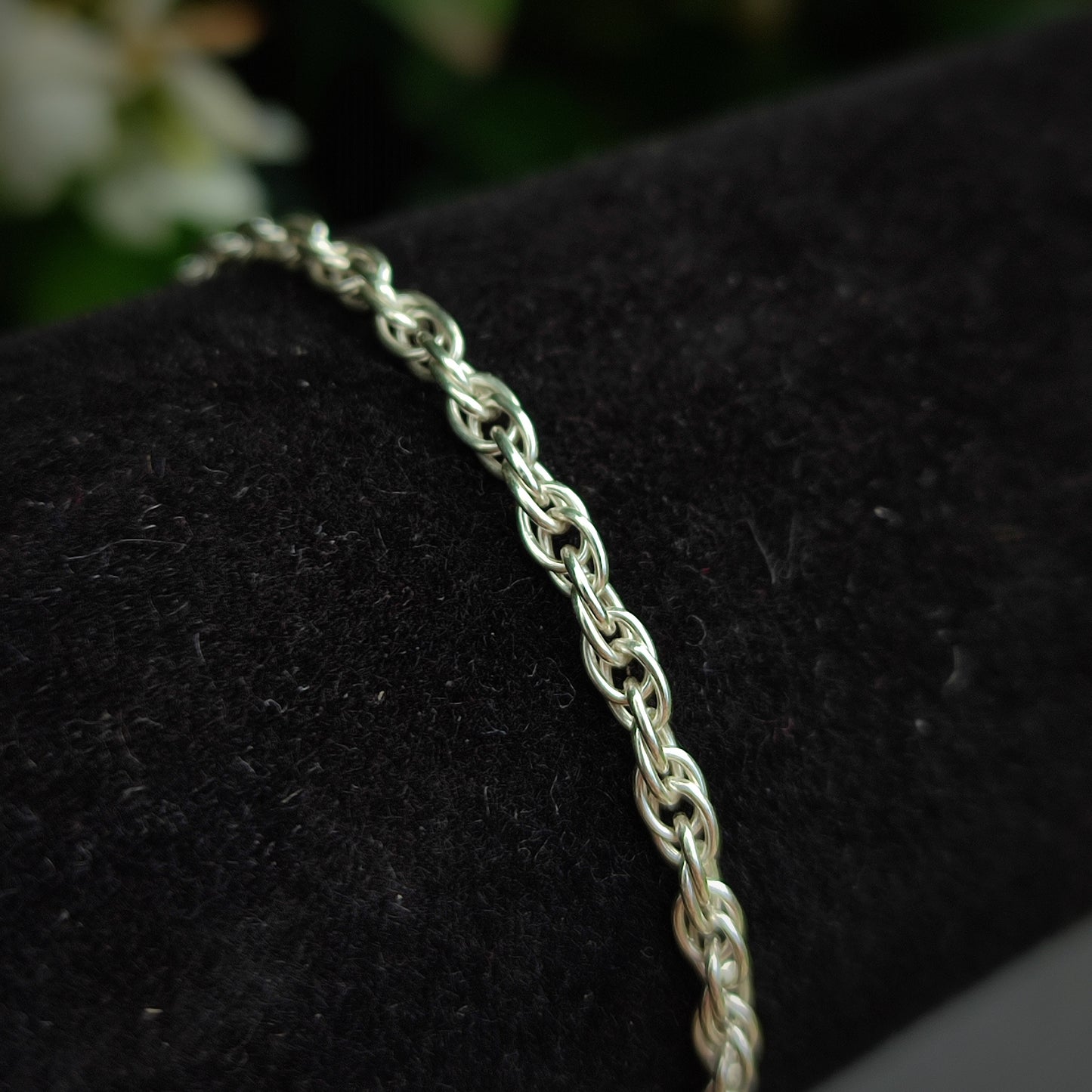 Rope Chain Bracelet Sterling Silver