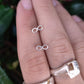 Infinity Stud Earrings- Sterling Silver