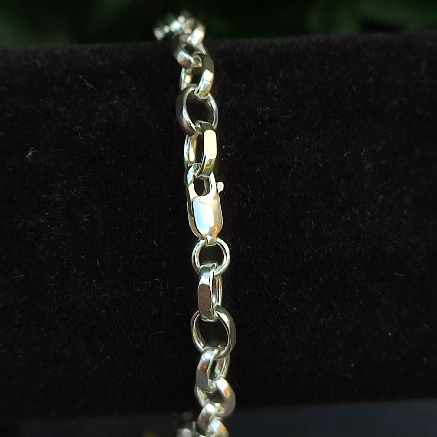 Belcher Chain Bracelet- Sterling Silver