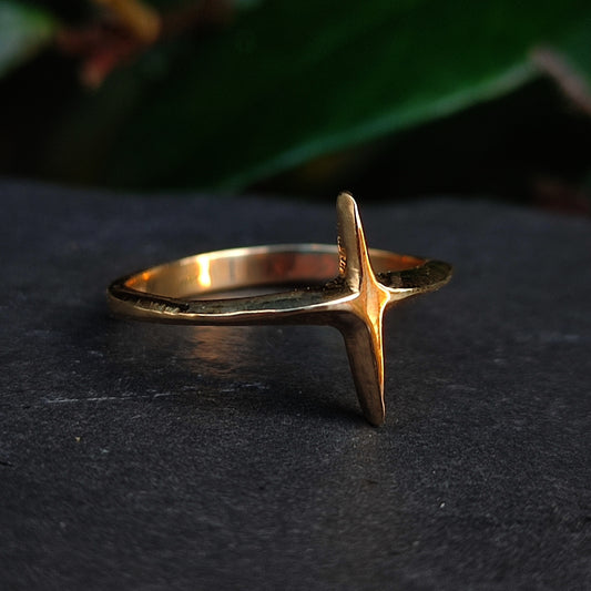North Star Ring- 9ct Gold