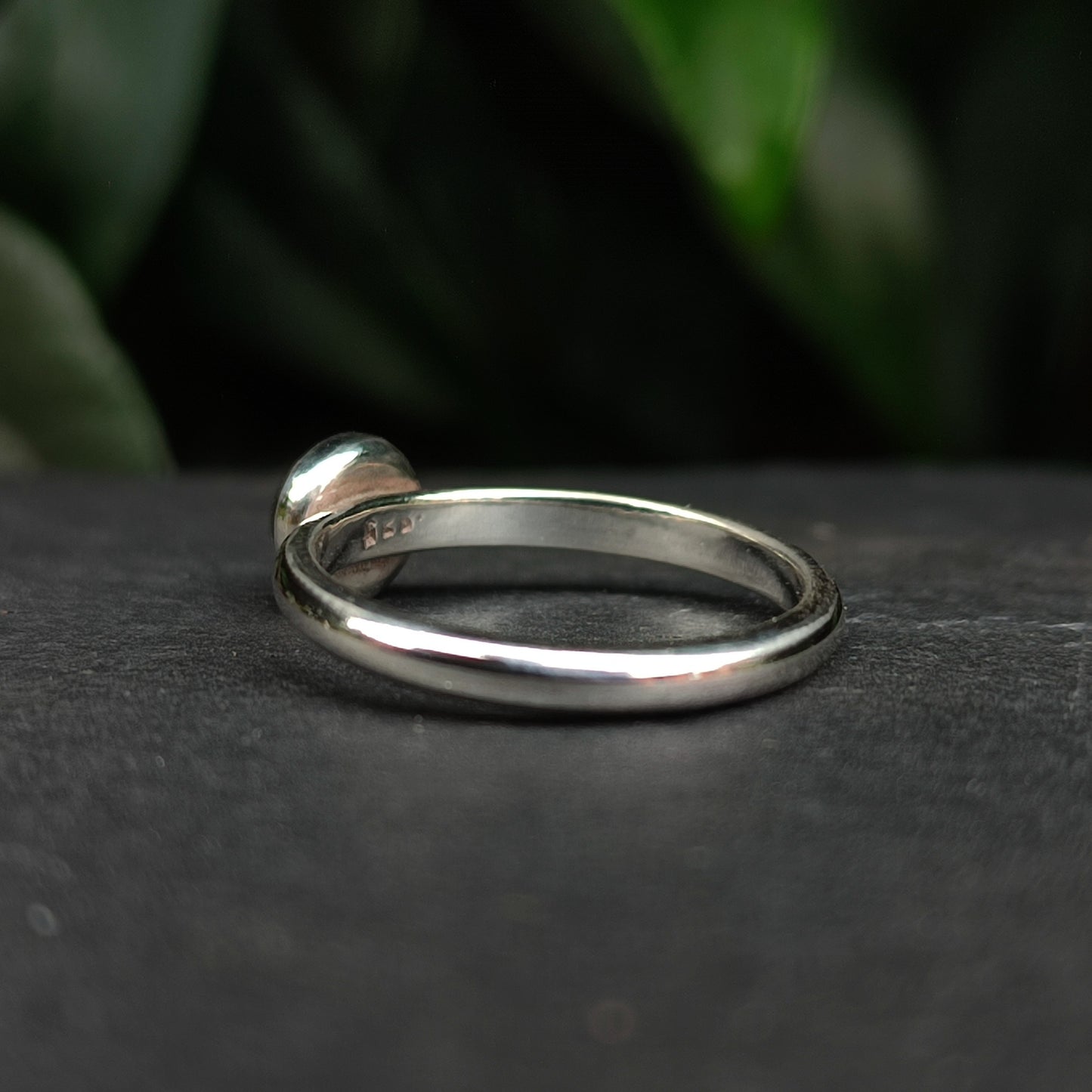 Silver Smoky Quartz Ring