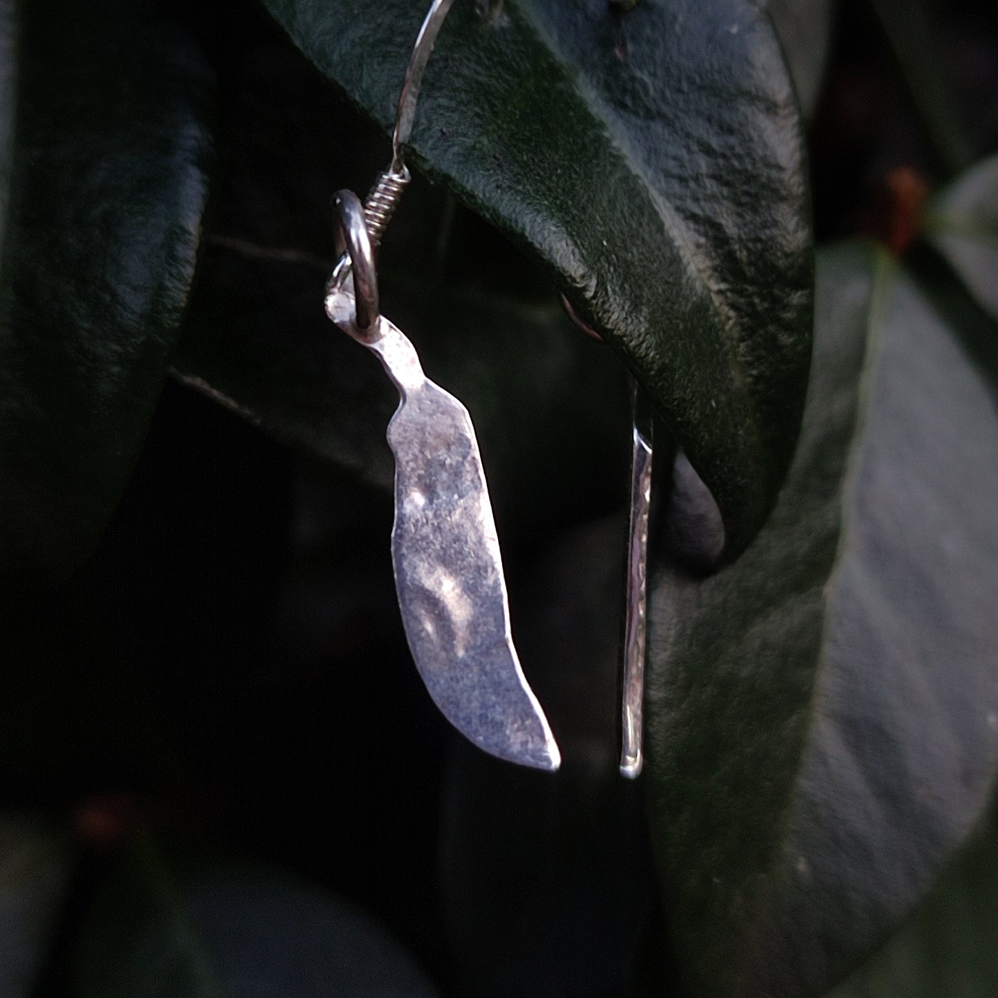 Feather Earrings- Sterling Silver