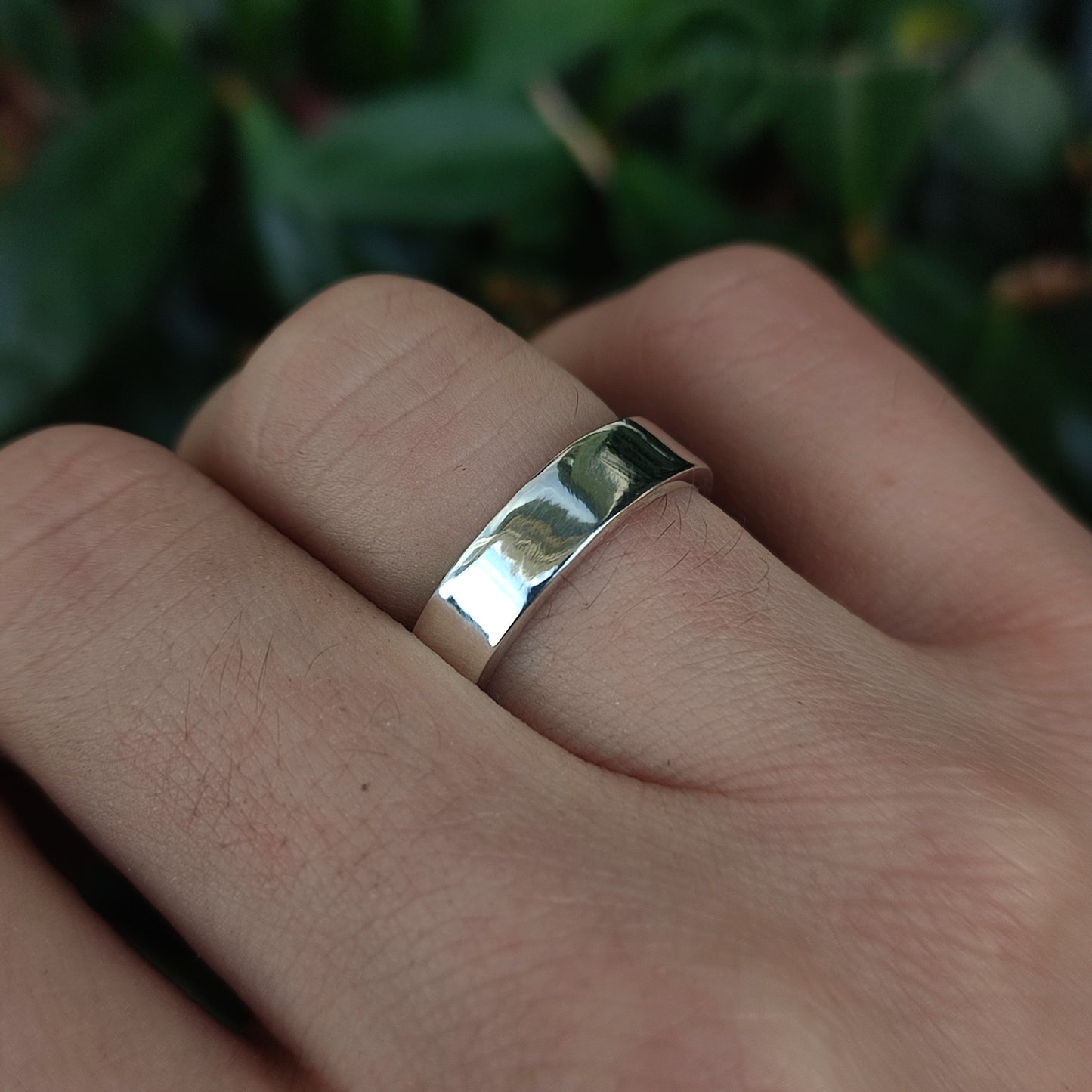 Plain Band Sterling Silver