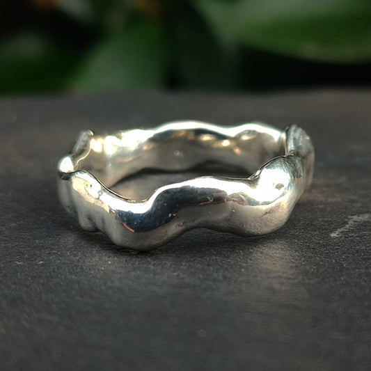 Liquid Ring- Sterling Silver