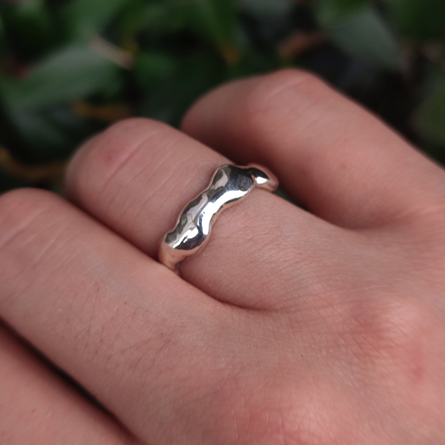 Liquid Ring- Sterling Silver