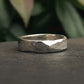 distressed silver ring