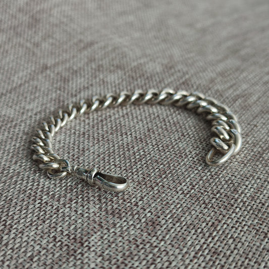 Silver Watch Chain Bracelet