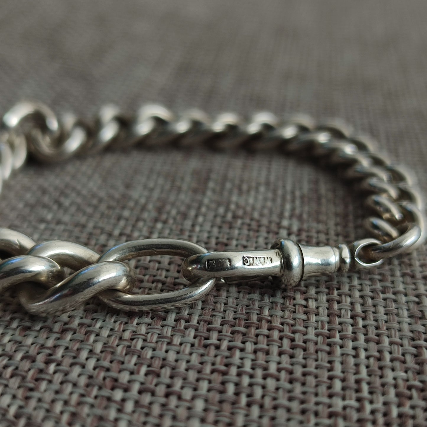 Silver Watch Chain Bracelet