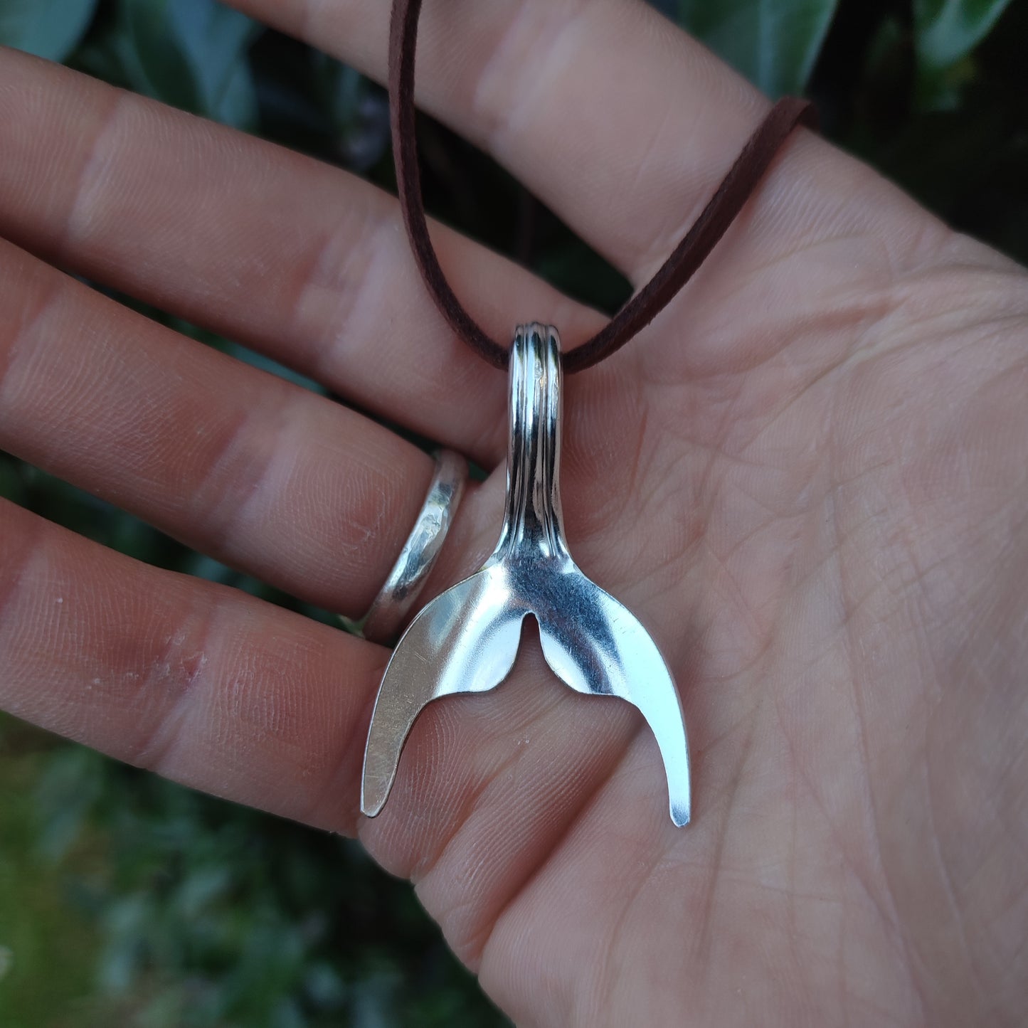 Whale Spoon Necklace - silverhollowjewellery