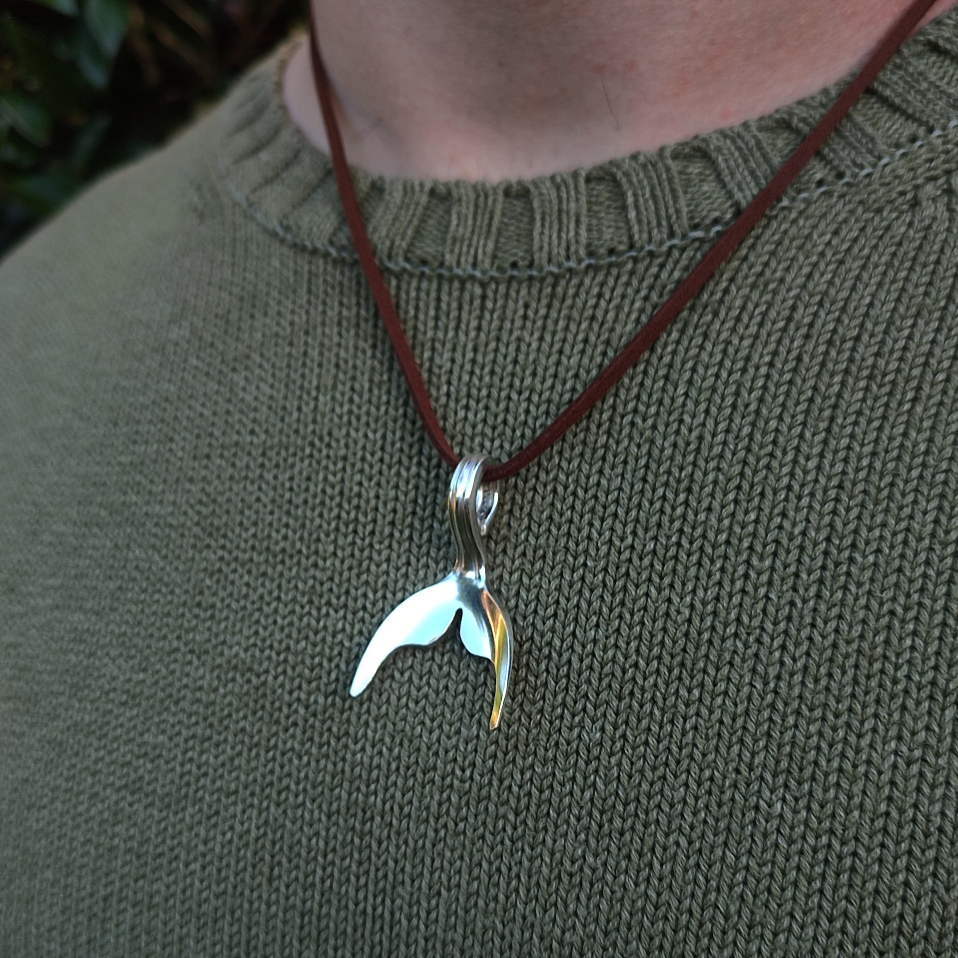 Whale Spoon Necklace - silverhollowjewellery