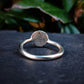 Organic Silver Wave Signet Ring