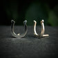 Sterling Silver Horse Shoe Studs