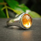 Citrine Sterling Silver Ring