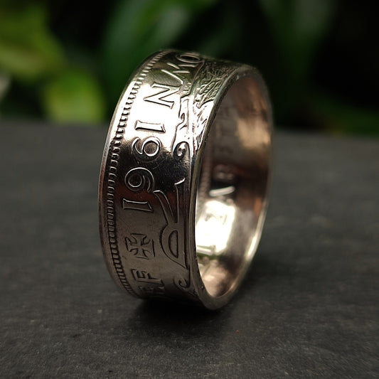 Half Crown Coin Ring