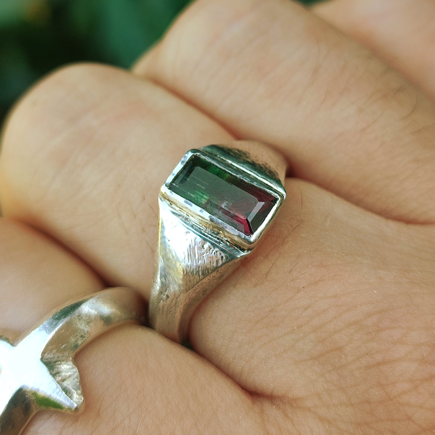 Watermelon Tourmaline Ring