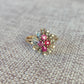 9ct Ruby and Diamond Ring - silverhollowjewellery