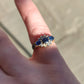 9ct Sapphire and Diamond Ring - silverhollowjewellery