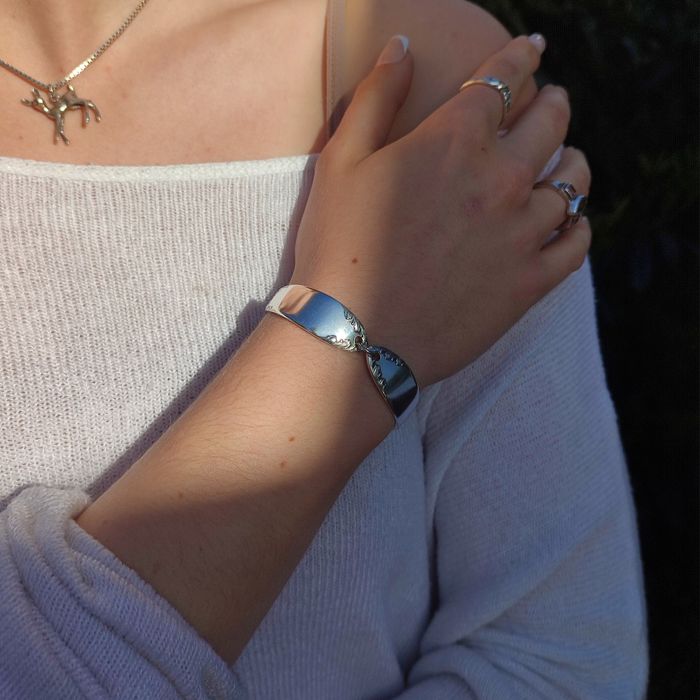 Spoon Bracelet - silverhollowjewellery