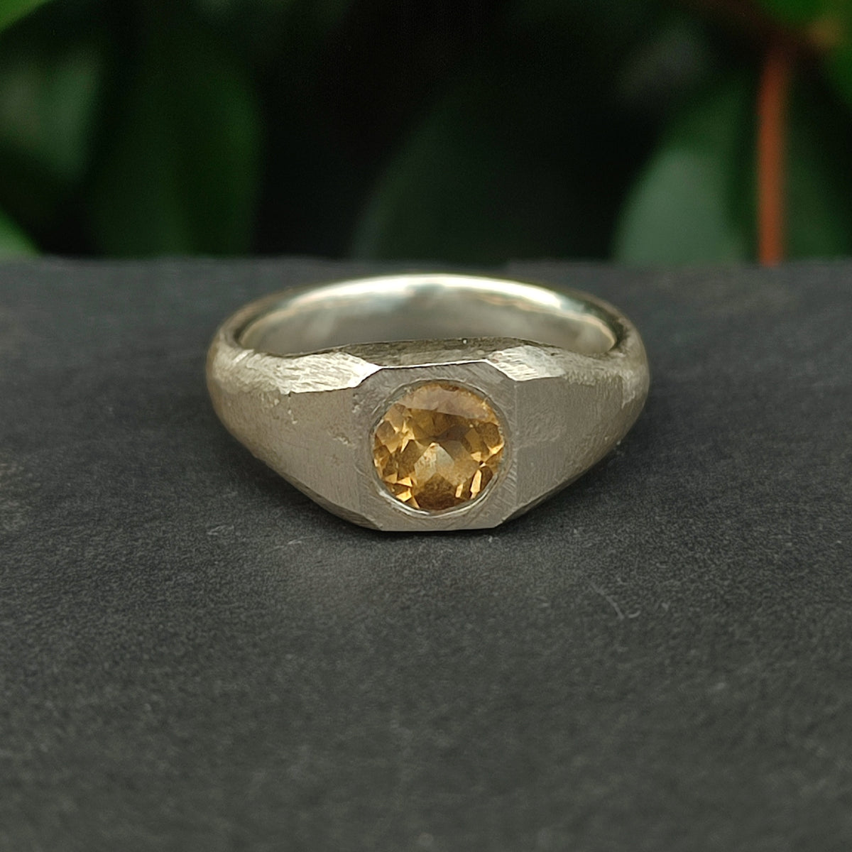 Citrine Raw Signet