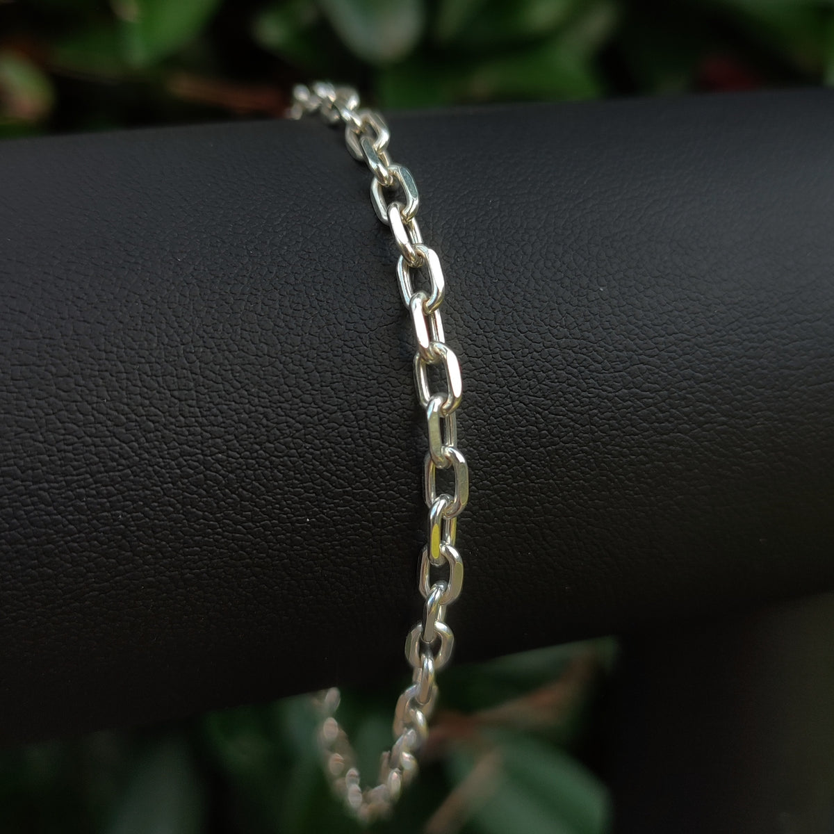 Silver Cable Chain Bracelet