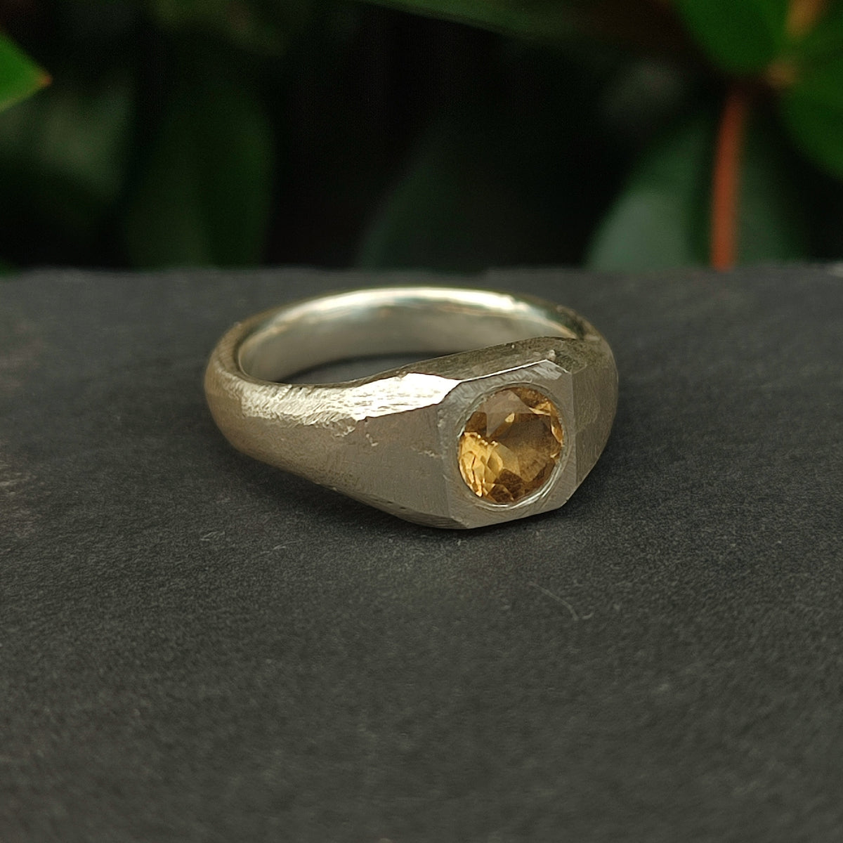 Citrine Raw Signet