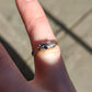 9ct Diamond and Sapphire Ring - silverhollowjewellery