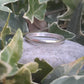 thin sterling silver band ring