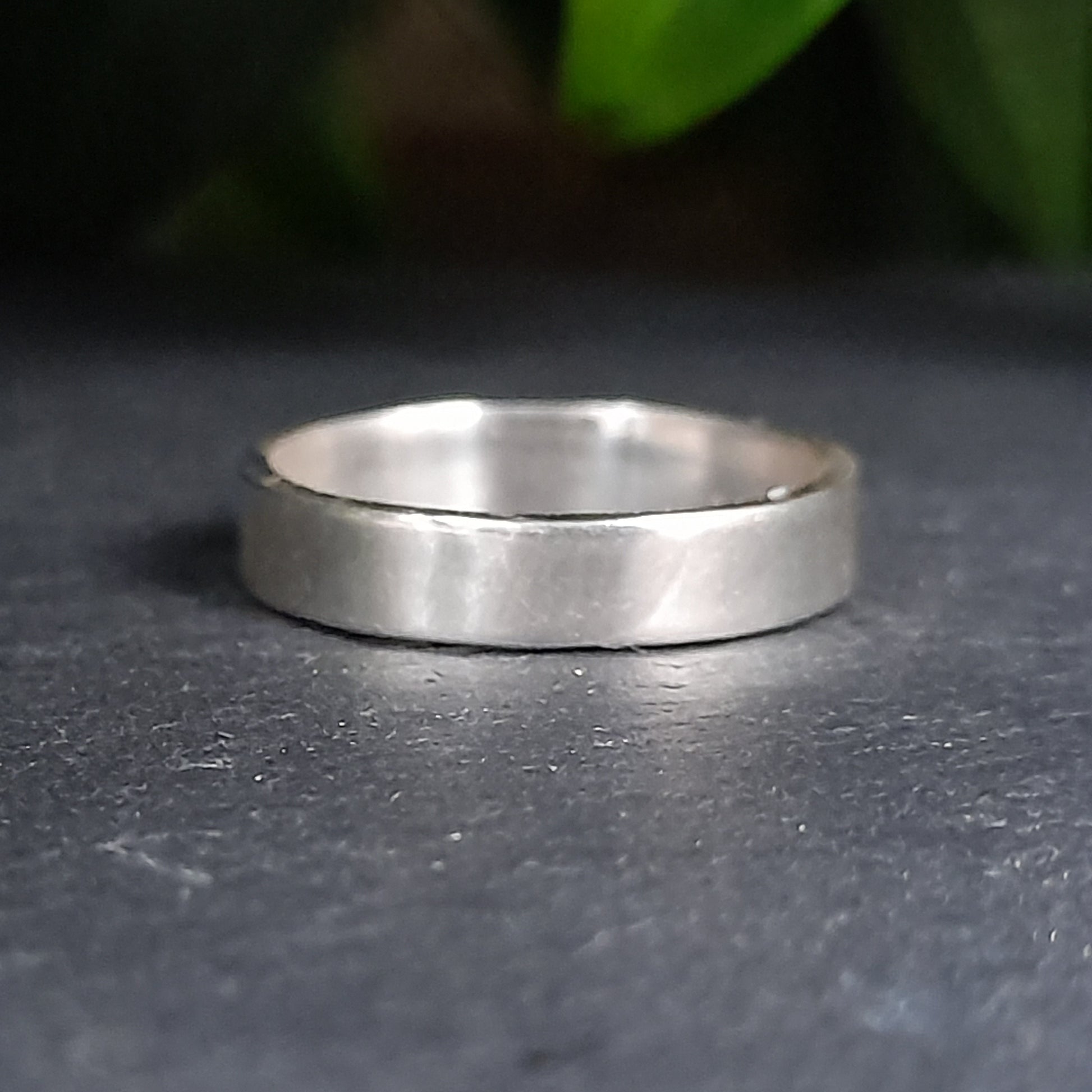 925 Silver Hallmark Ring Thin - silverhollowjewellery