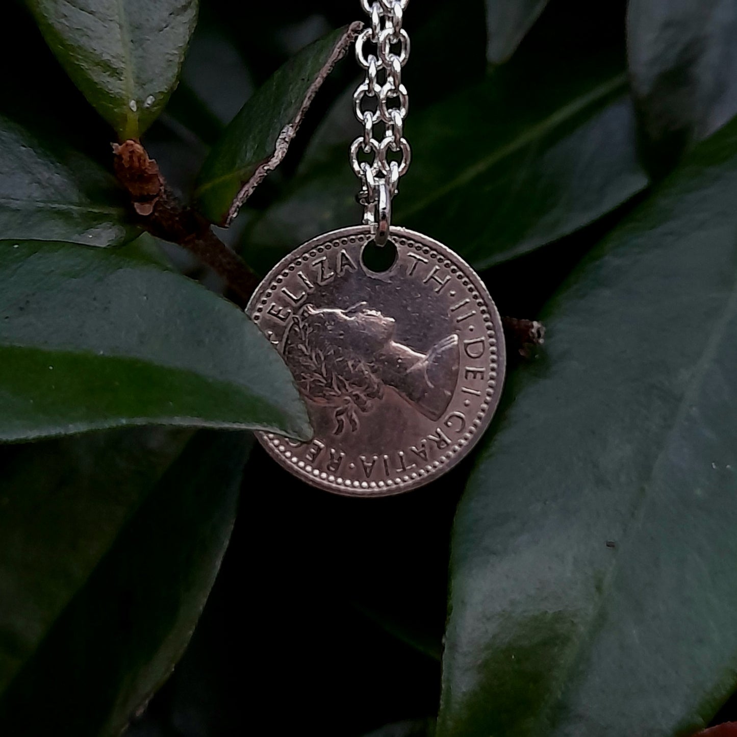 Sixpence Pendant - silverhollowjewellery