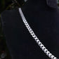 Heavy Silver Curb Link Chain - silverhollowjewellery