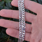 Heavy Silver Curb Link Chain - silverhollowjewellery